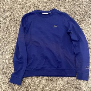 Lacoste electric blue long sleeve unisex size 38